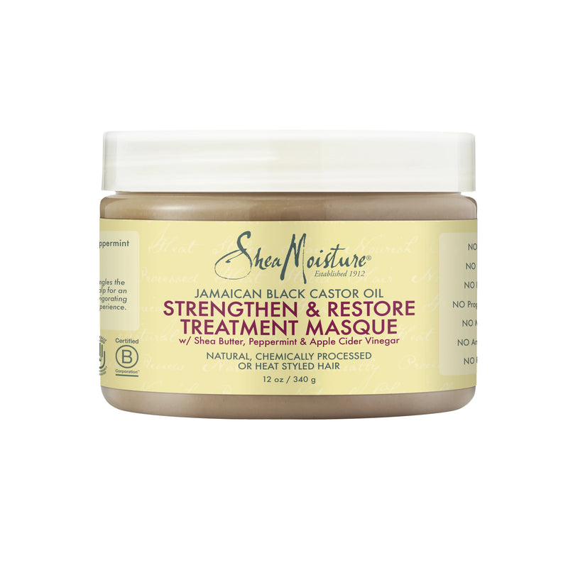 SheaMoisture Strengthen and Restore Hair Mask with Shea Butter (326ml)