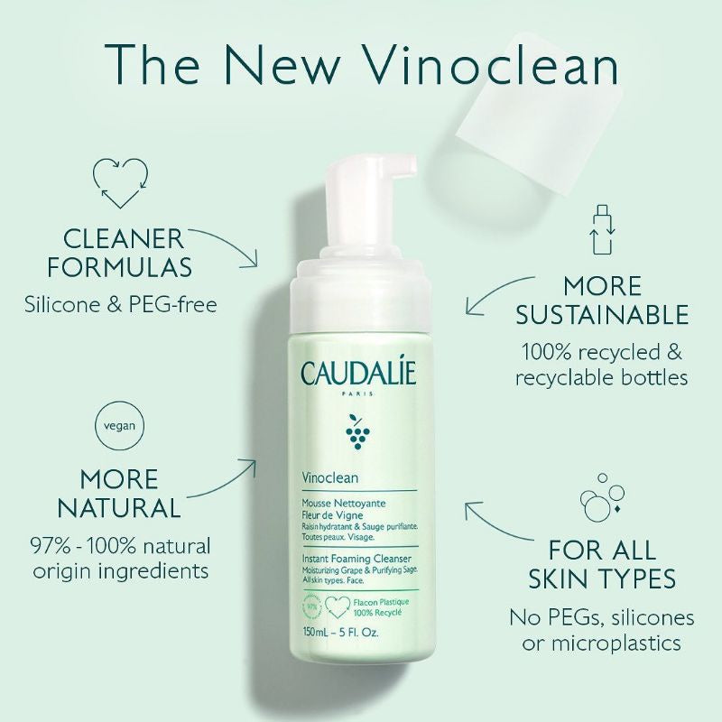 Caudalie Vinoclean Instant Foaming Cleanser (150 ml)