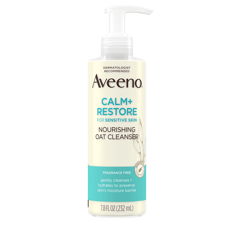 Aveeno Calm + Restore™  Nourishing Oat Cleanser, For Sensitive Skin