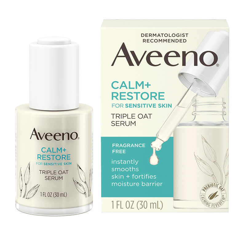 Aveeno Calm + Restore™  Triple Oat Serum, For Sensitive Skin