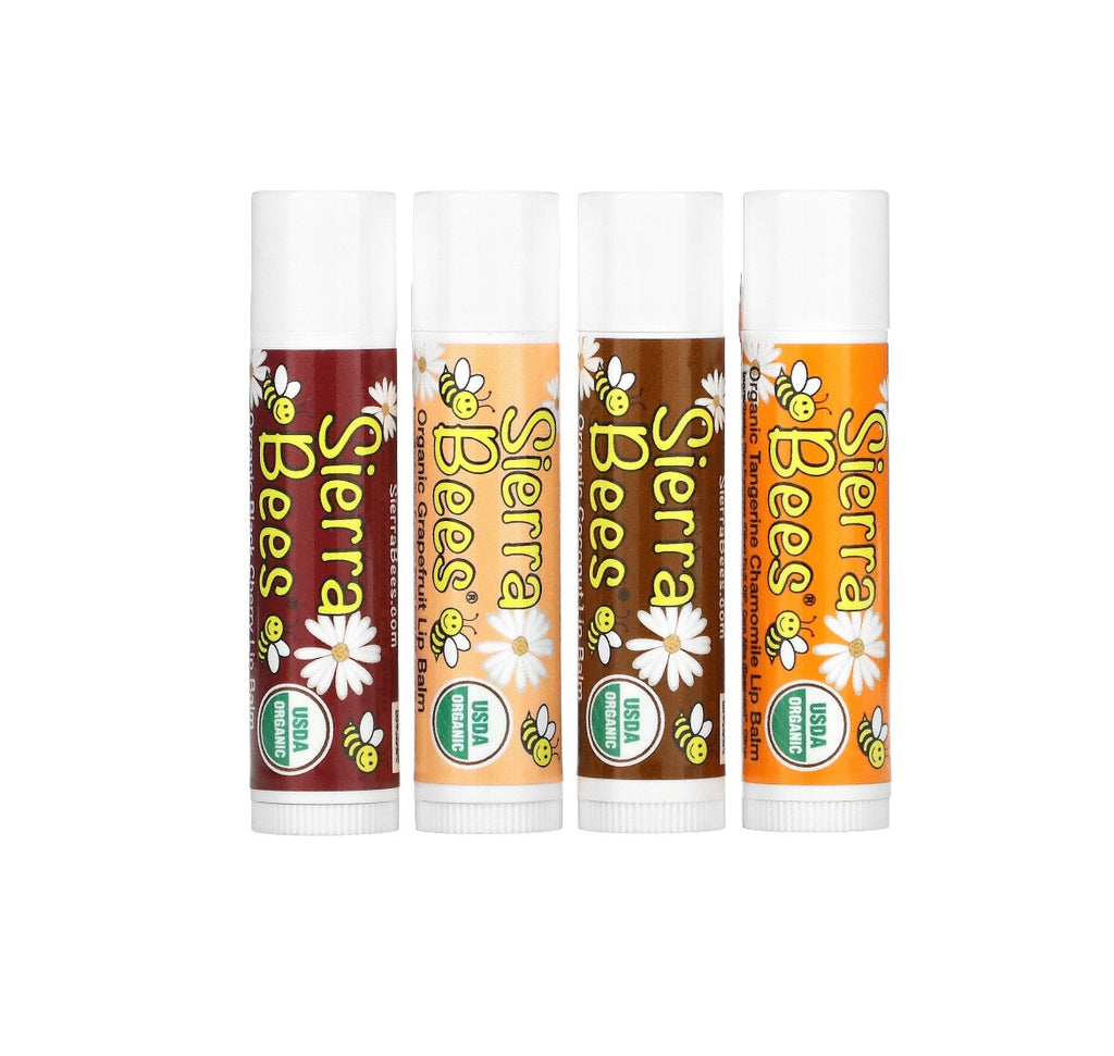 Sky Organics Organic Beeswax Lip Balm Variety Pack, 4 pk - Kroger